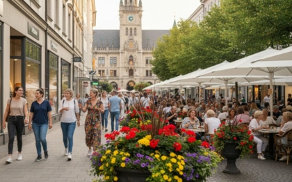 Innenstadtbesuche: bester Wert seit sechs Jahren