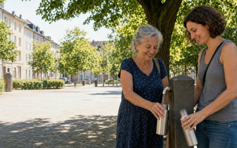 HDE: Mehr kühlende Maßnahmen für Innenstädte