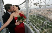 Hochzeit in der Luft